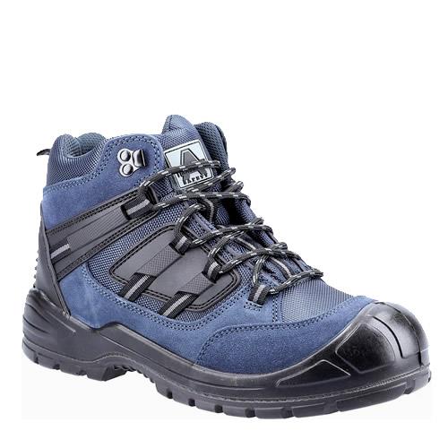 Amblers S1P navy suede steel toe/midsole safety hiker work boot #AS257