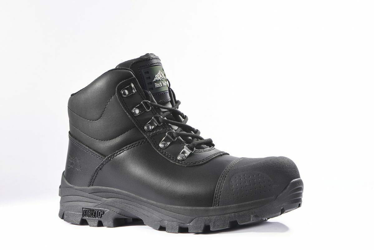 Rock Fall RF170 Granite S3 black safety boot with midsole and scuff cap