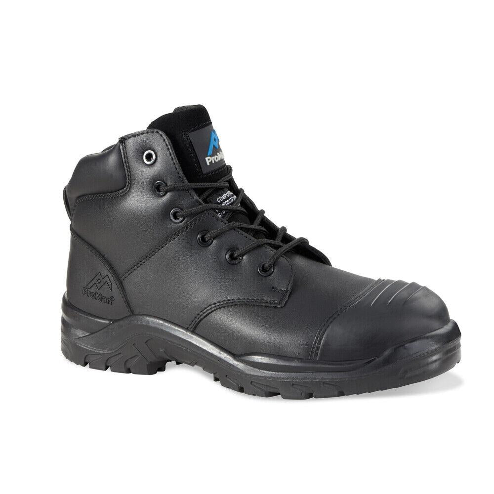 Rock Fall ProMan PM600 Trenton black non-metal S3 safety boot & midsol ...