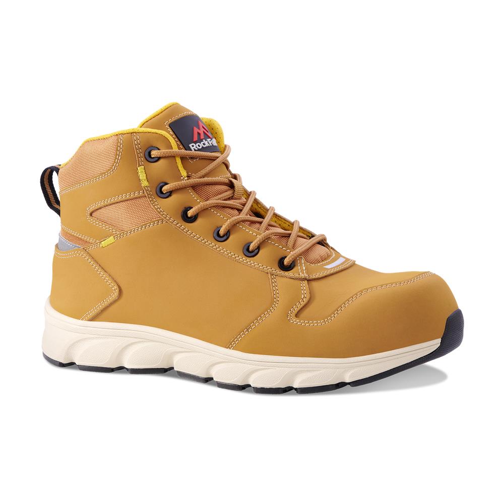 Rock Fall Sandstone S3 honey composite toe/midsole work safety boots #RF113