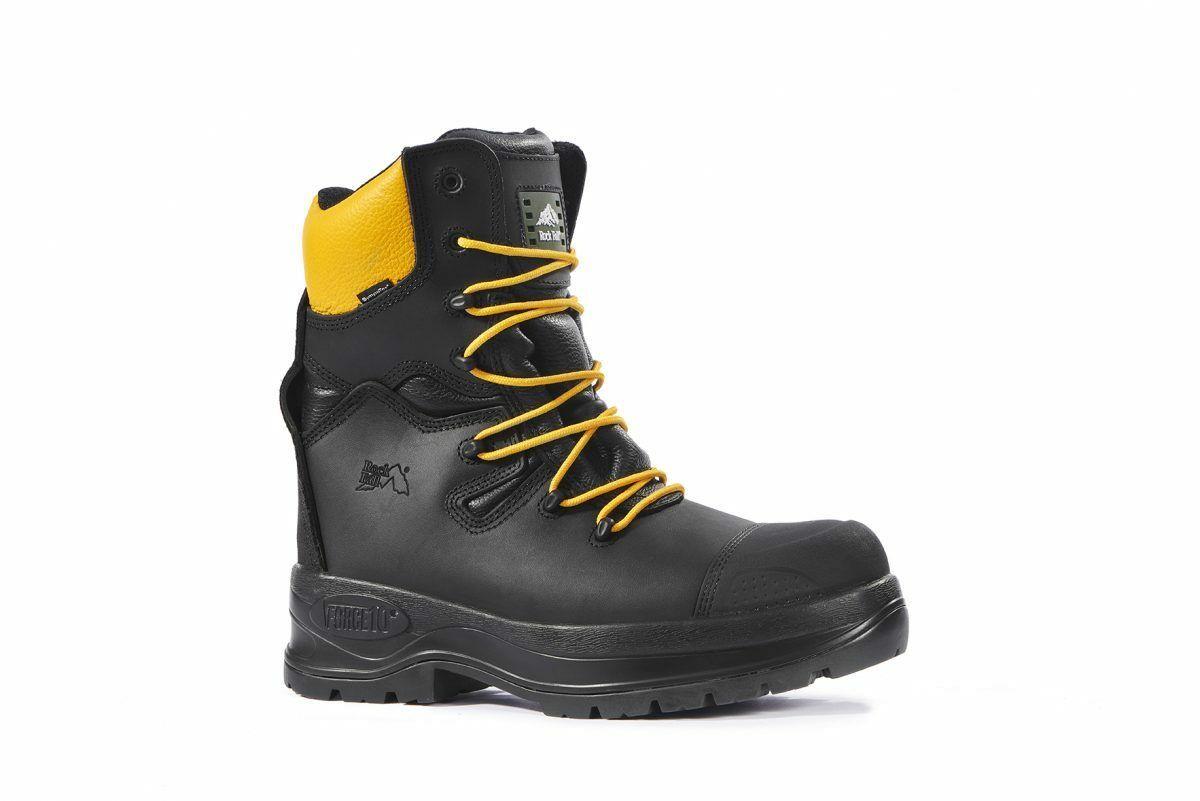 Rock Fall RF800 PowerMax S3 black electric hazard safety work boot with midsole