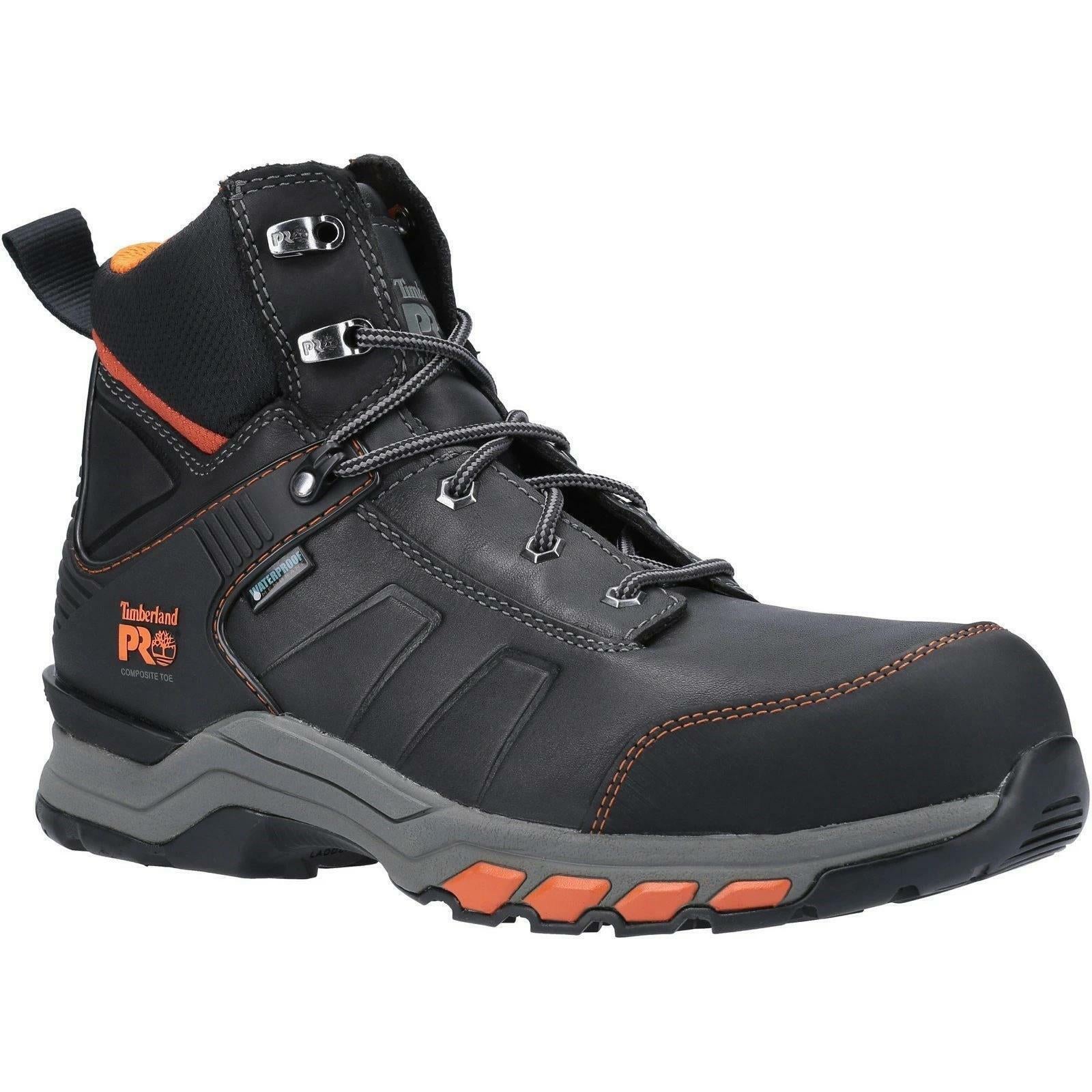 Timberland Hypercharge S3 black/orange composite toe/midsole work safety boot