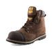 Buckbootz SBP brown leather steel toe/midsole safety boot #B301SM