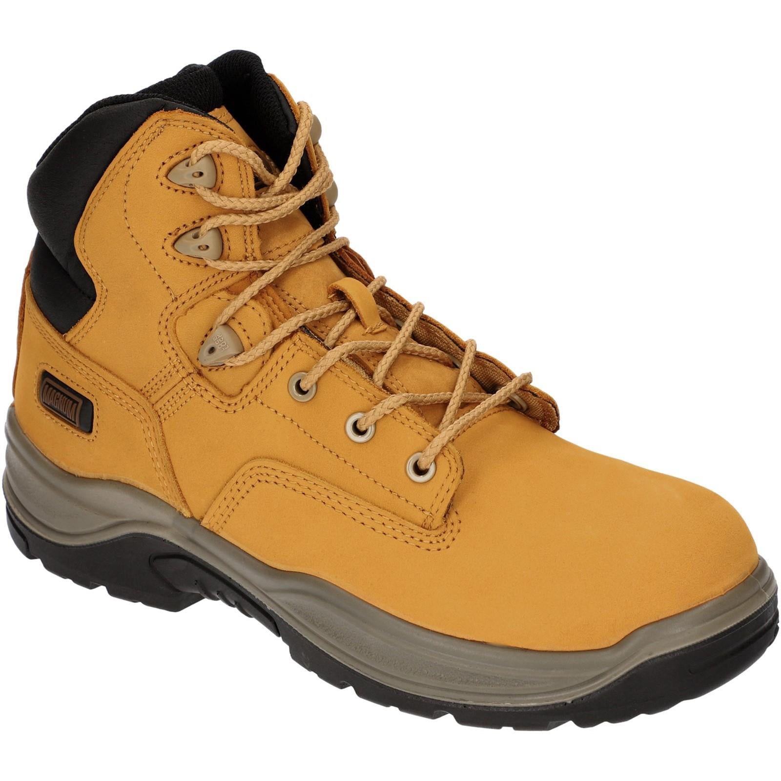 MAGNUM Precision Sitemaster S3 honey nubuck composite toe safety boot with midsole