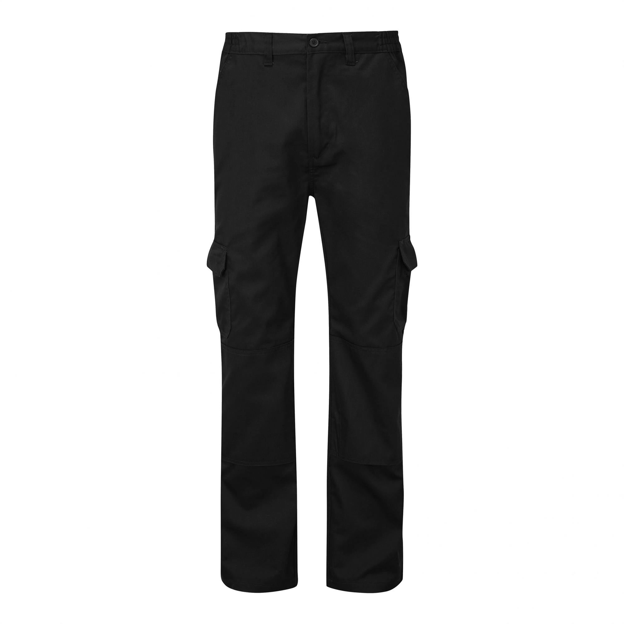 Fort Workforce black 210g polycotton cargo work trouser #916