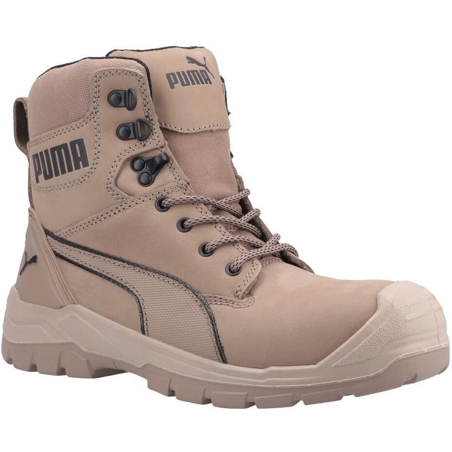 Puma Conquest S3 stone side zip composite toe scuff cap work safety boot