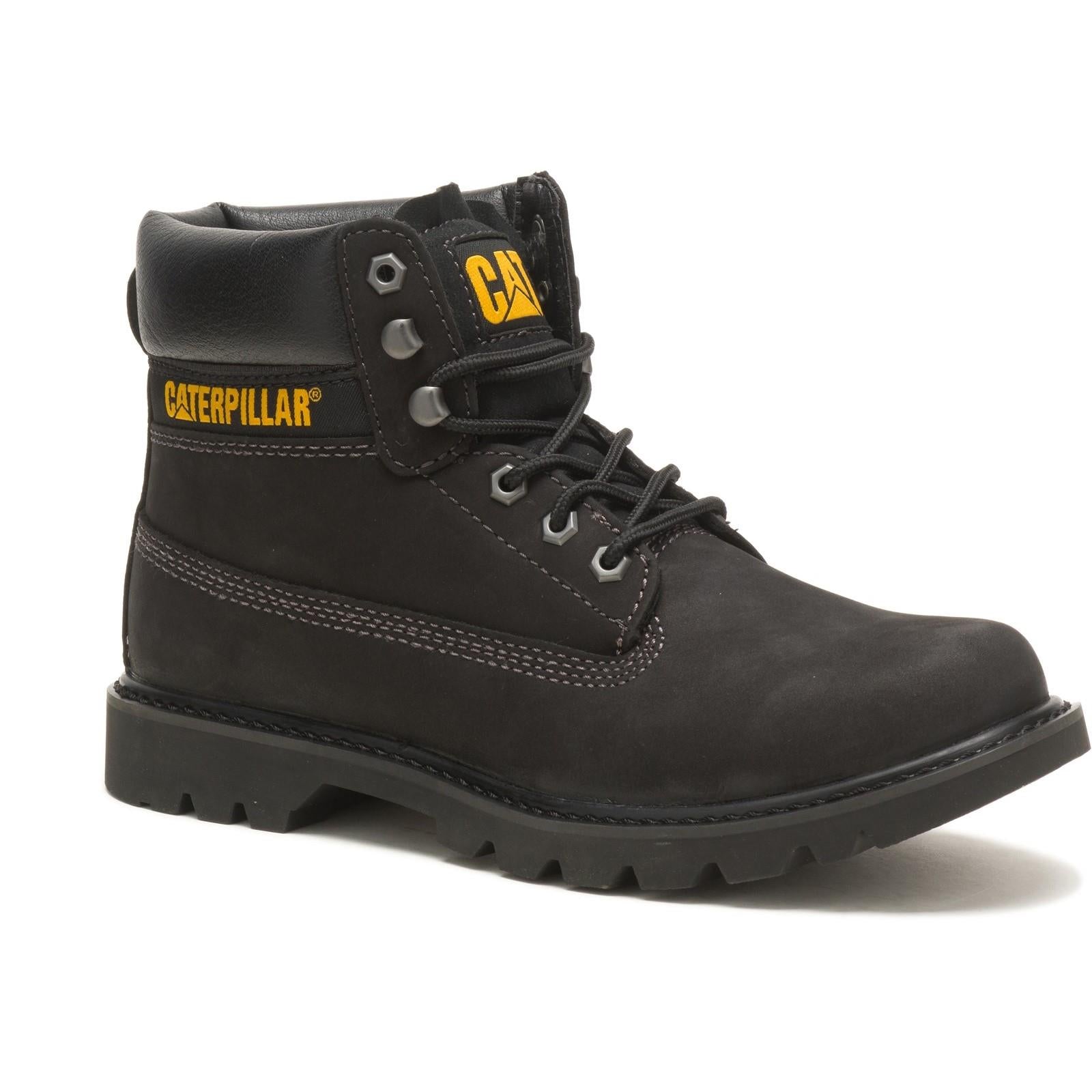 Caterpillar CAT Lifestyle Colorado 2.0 black leather lace up boots