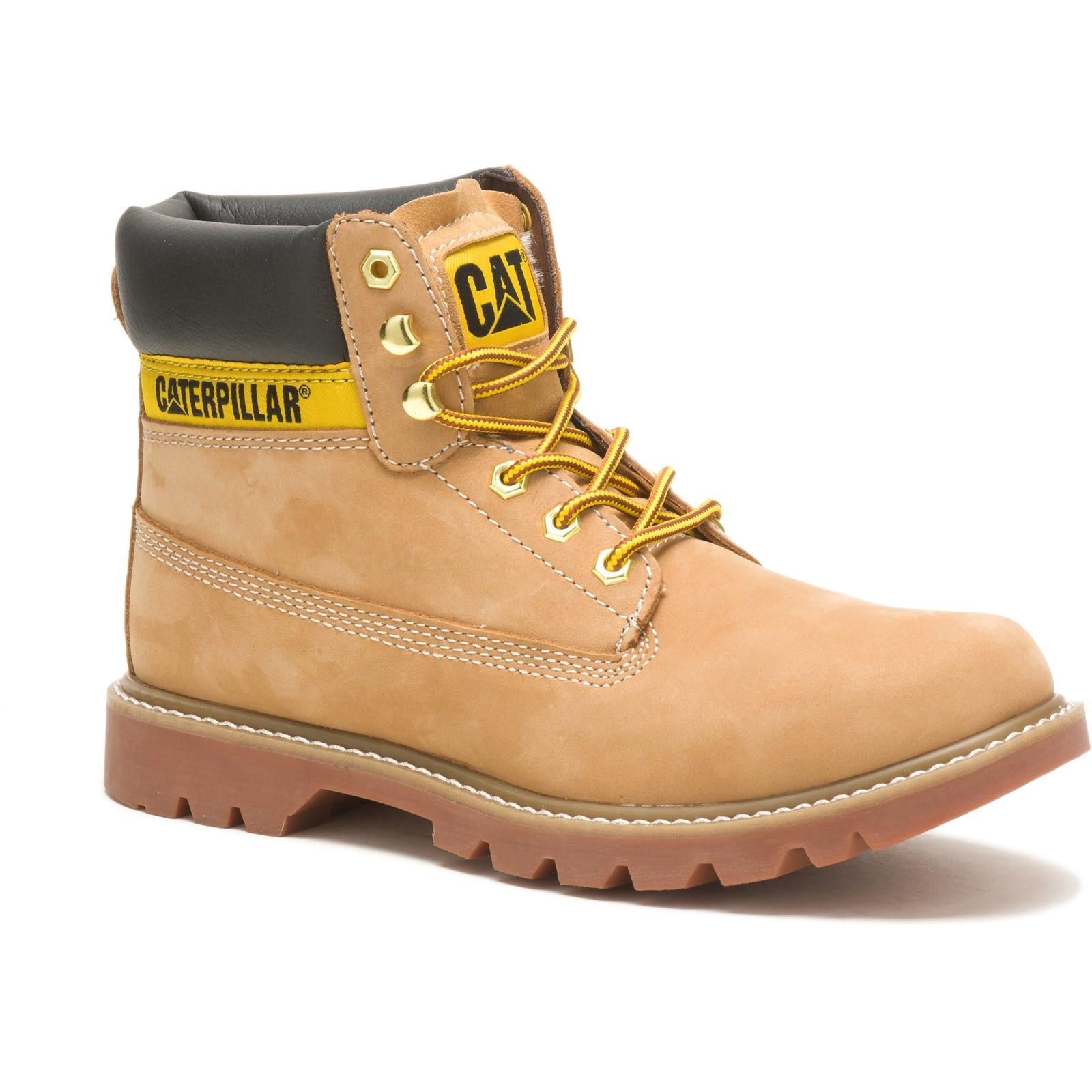 Caterpillar CAT Lifestyle Colorado 2.0 honey reset leather lace up boots