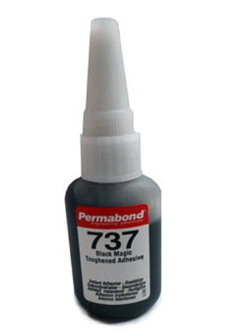 Permabond Black Magic Cyanoacrylate rubber toughened instant adhesive #737