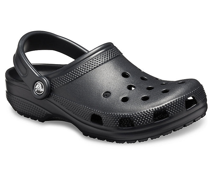 Crocs Classic black ventilated Croslite mule sandal clog #10001