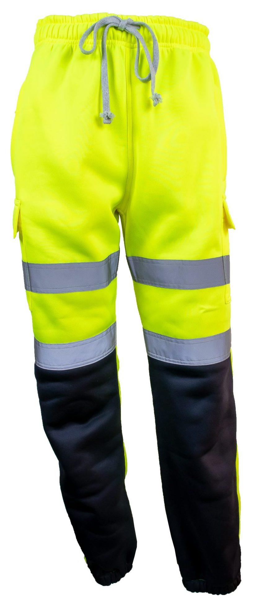 Unbreakable Gibson high-visibility yellow/navy Traffic jogger #U303