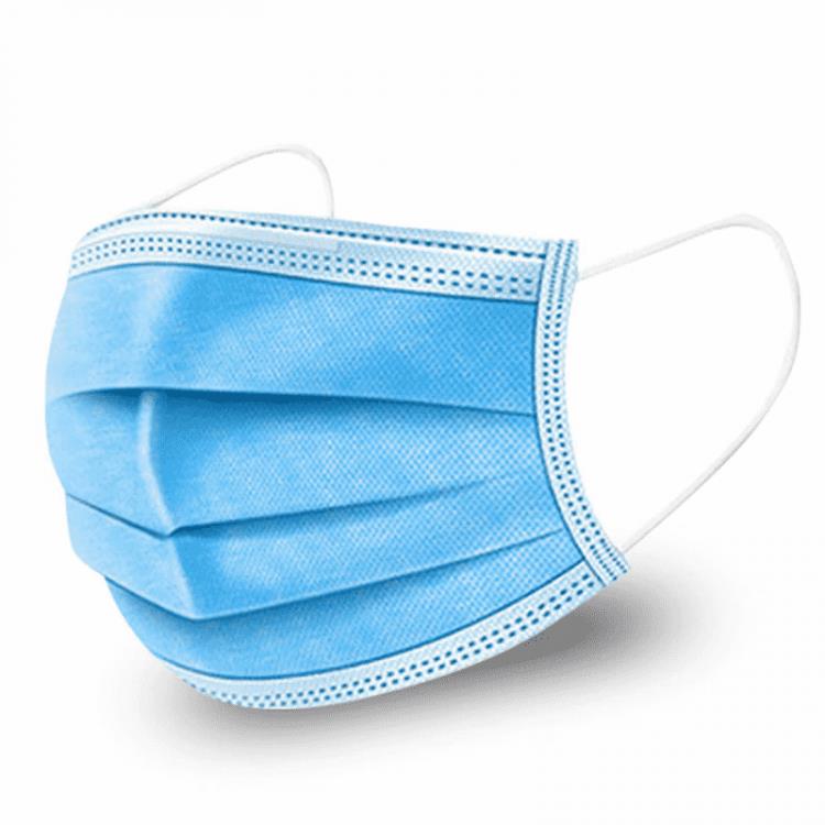 Type IIR disposable surgical medical blue face masks (pack of 50) EN14683 Expiry 09/2023