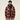 Hard Yakka red cotton flannel quilted hooded work shacket