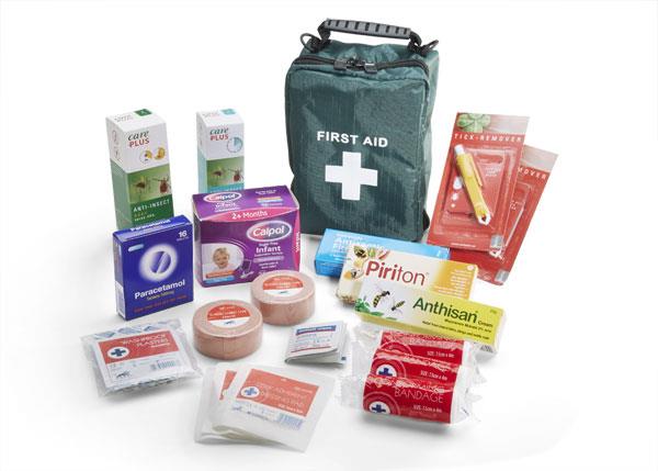 Insect repellent travel first aid kit - recommended for Malaria and Zika risk areas