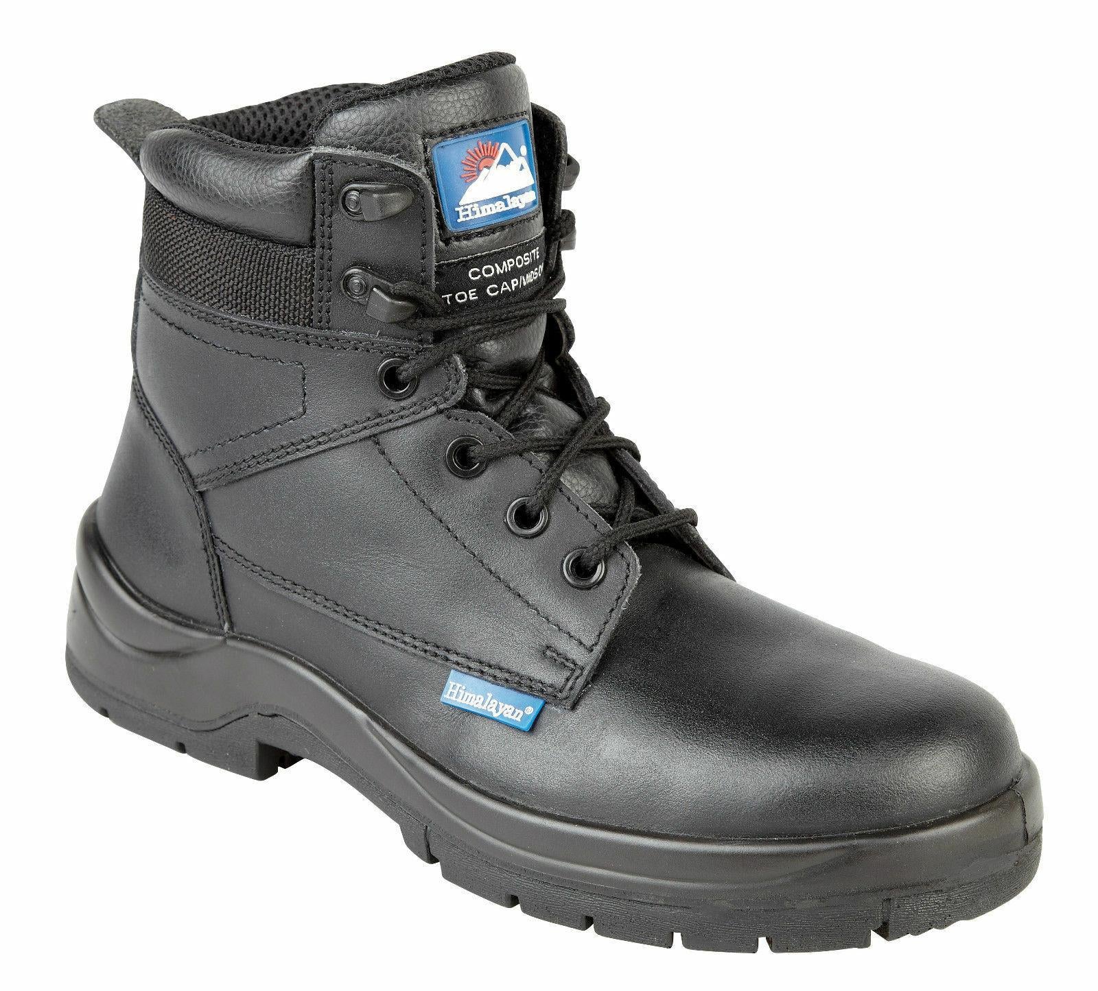 Himalayan Hygrip S3 black metal-free composite toe/midsole safety boot #5114