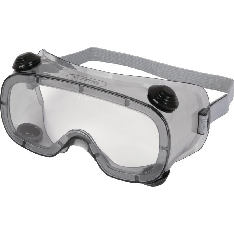 Delta Plus RUIZ1 clear polycarbonate lens indirect ventilation goggle