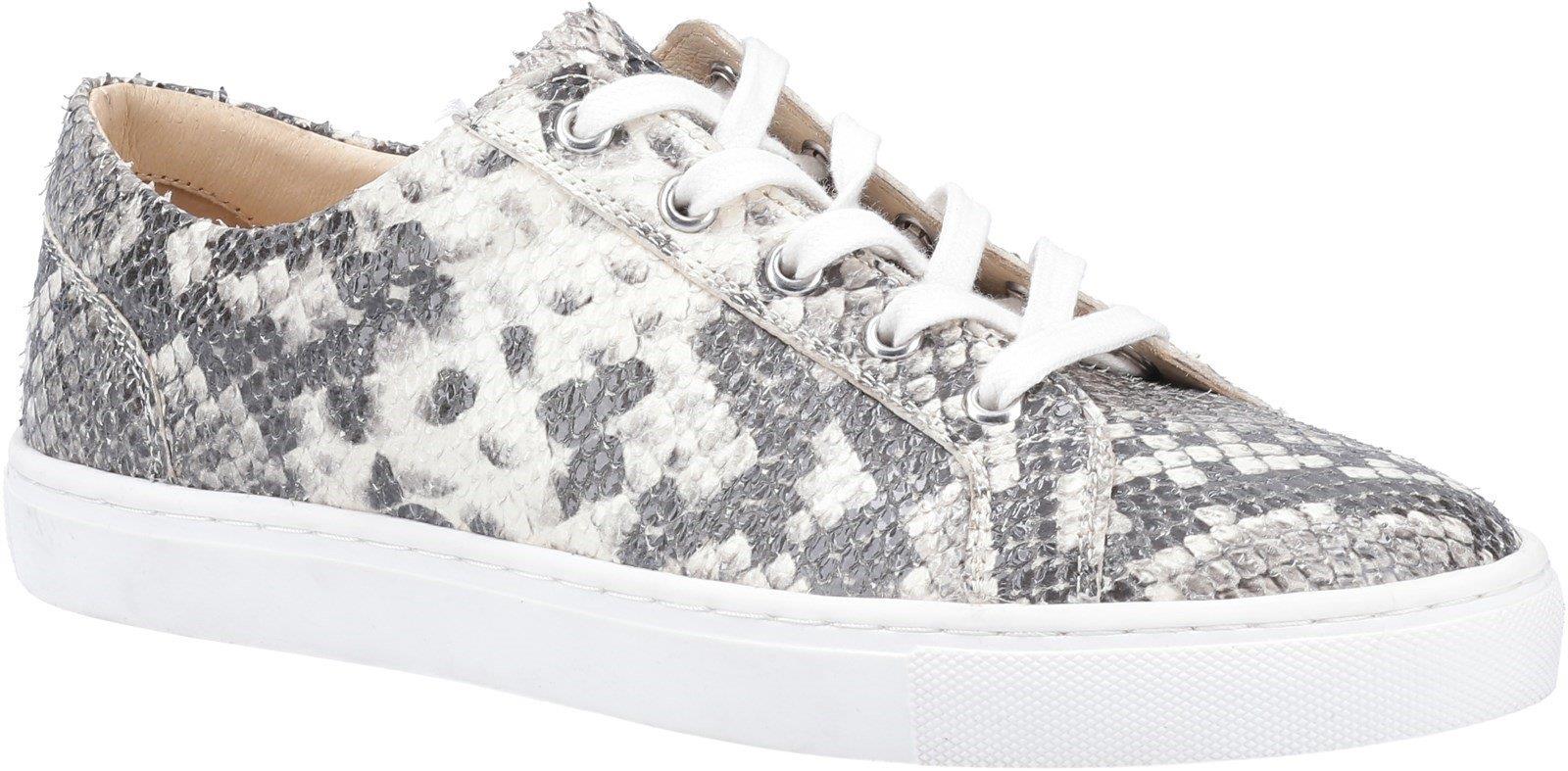 Hush Puppies Tessa snake python print ladies lace up sneakers trainers shoes