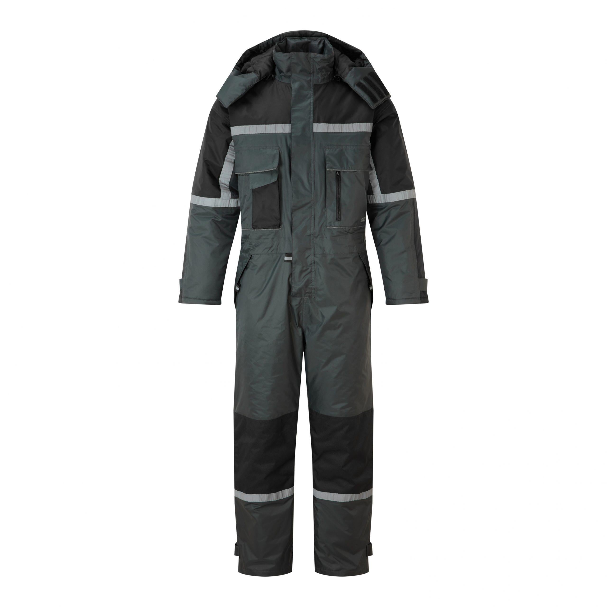 Fort Orwell waterproof padded lined hooded reflective winter coverall #325