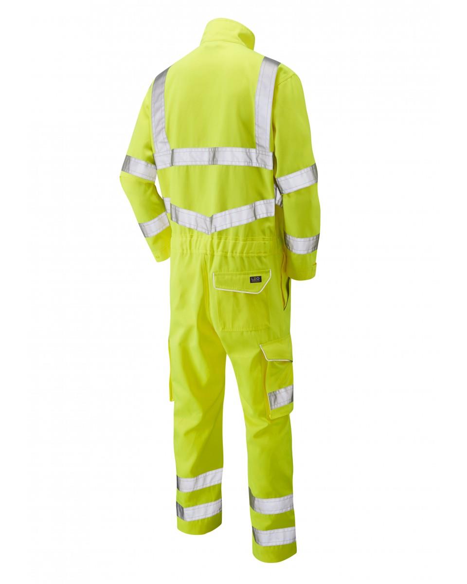 Leo Molland high visibility ISO 20471:3 polycotton work coverall