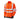 Leo LIBBATON recycled sustainable high visibility orange work track-top #SS03