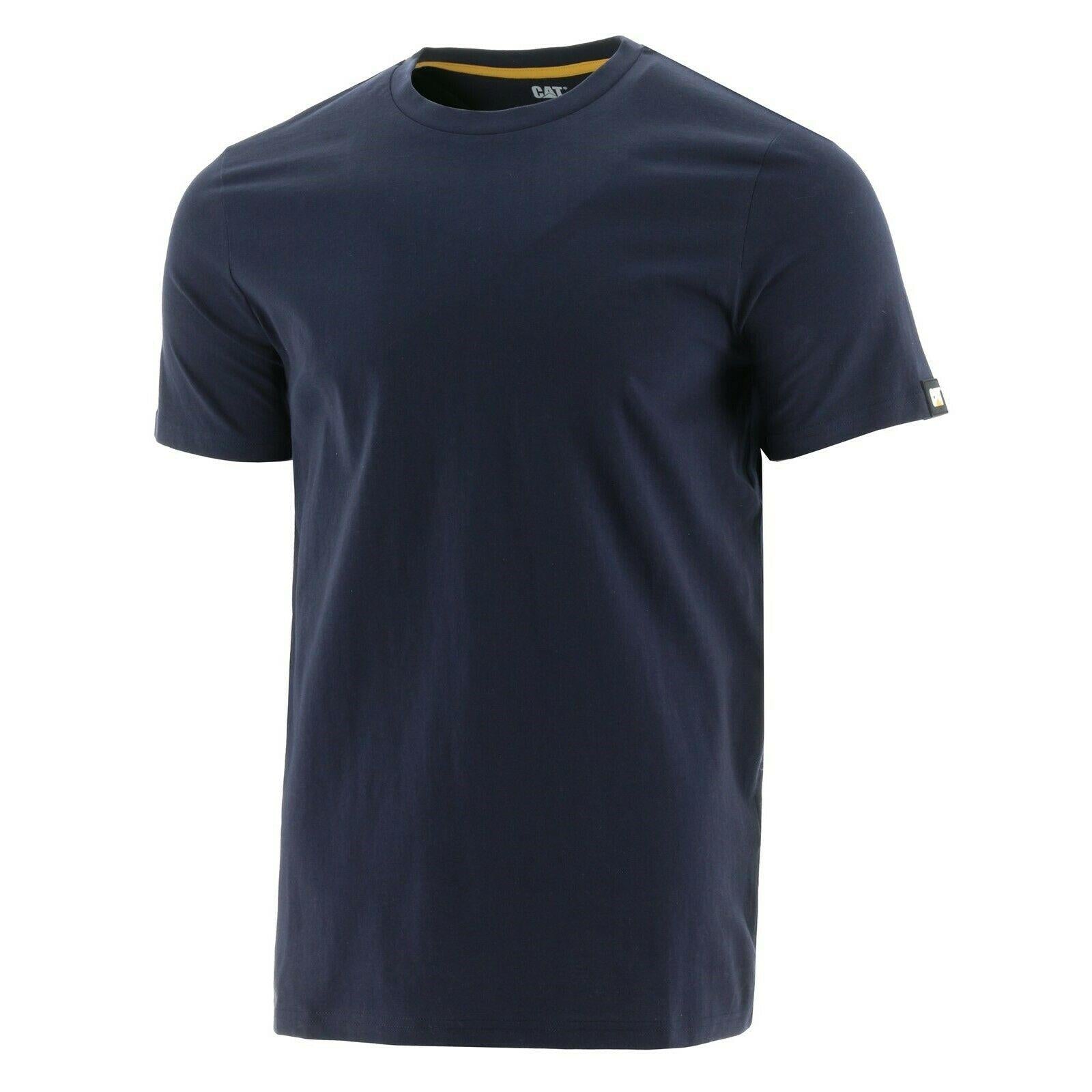 Caterpillar CAT Essentials Tee navy cotton short-sleeve T-shirt #1510590