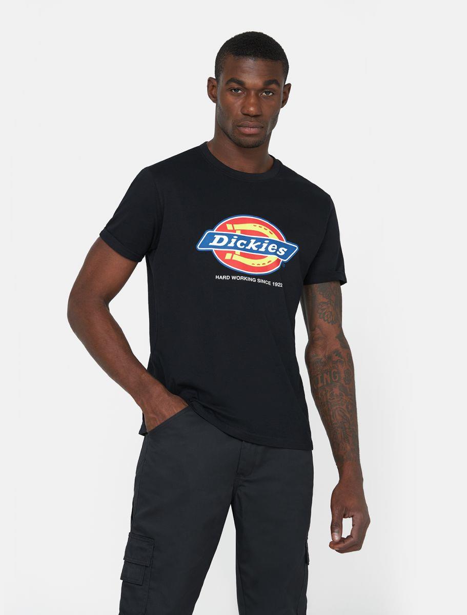 Dickies Denison black cotton logo Tee T-shirt