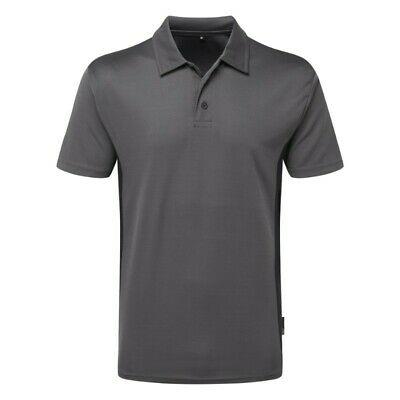 TuffStuff Elite grey moisture-wicking easy-care polo shirt #131