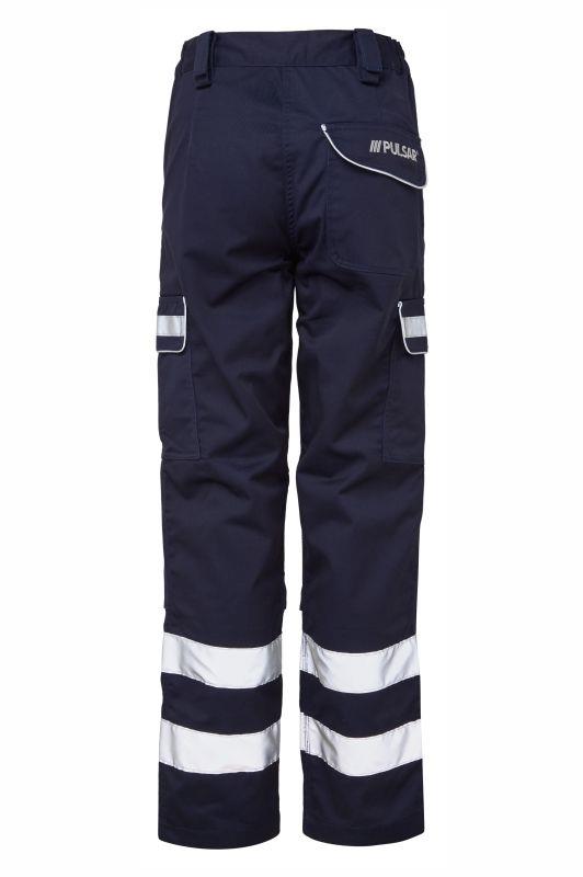 PULSAR® navy polycotton reflective Combat work trouser #P513