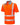 Leo WOOLACOMBE rail recycled sustainable high visibility orange polo shirt