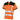 SCAFFSHIRT high-visibility orange shoulder-protection scaffolder/hod-carrier polo shirt
