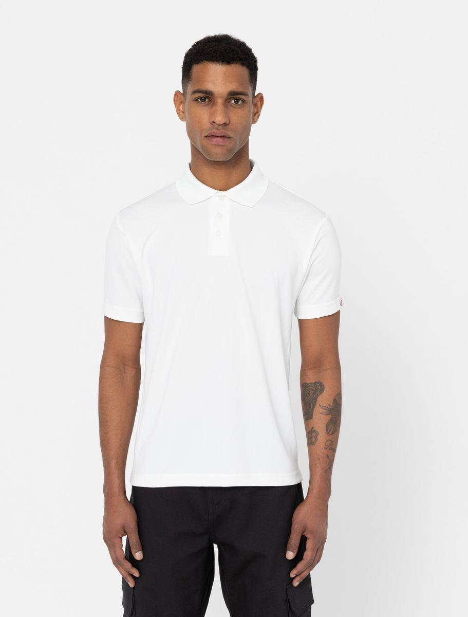 Dickies Everyday white polyester work polo-shirt