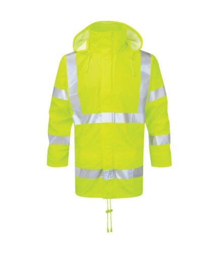 Fort Air Reflex hi-vis yellow water-proof breathable hooded jacket #251