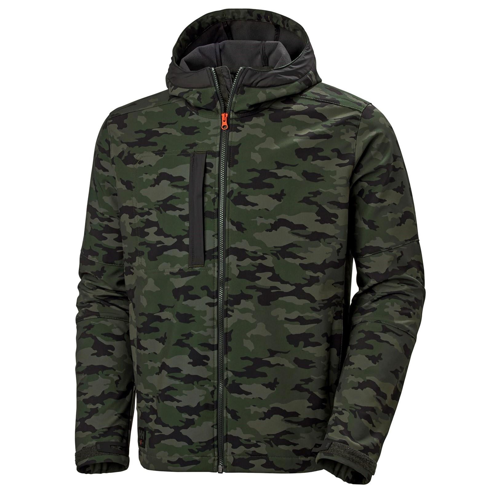 Helly Hansen Kensington camouflage pattern hooded multi-pocket softshell #74230