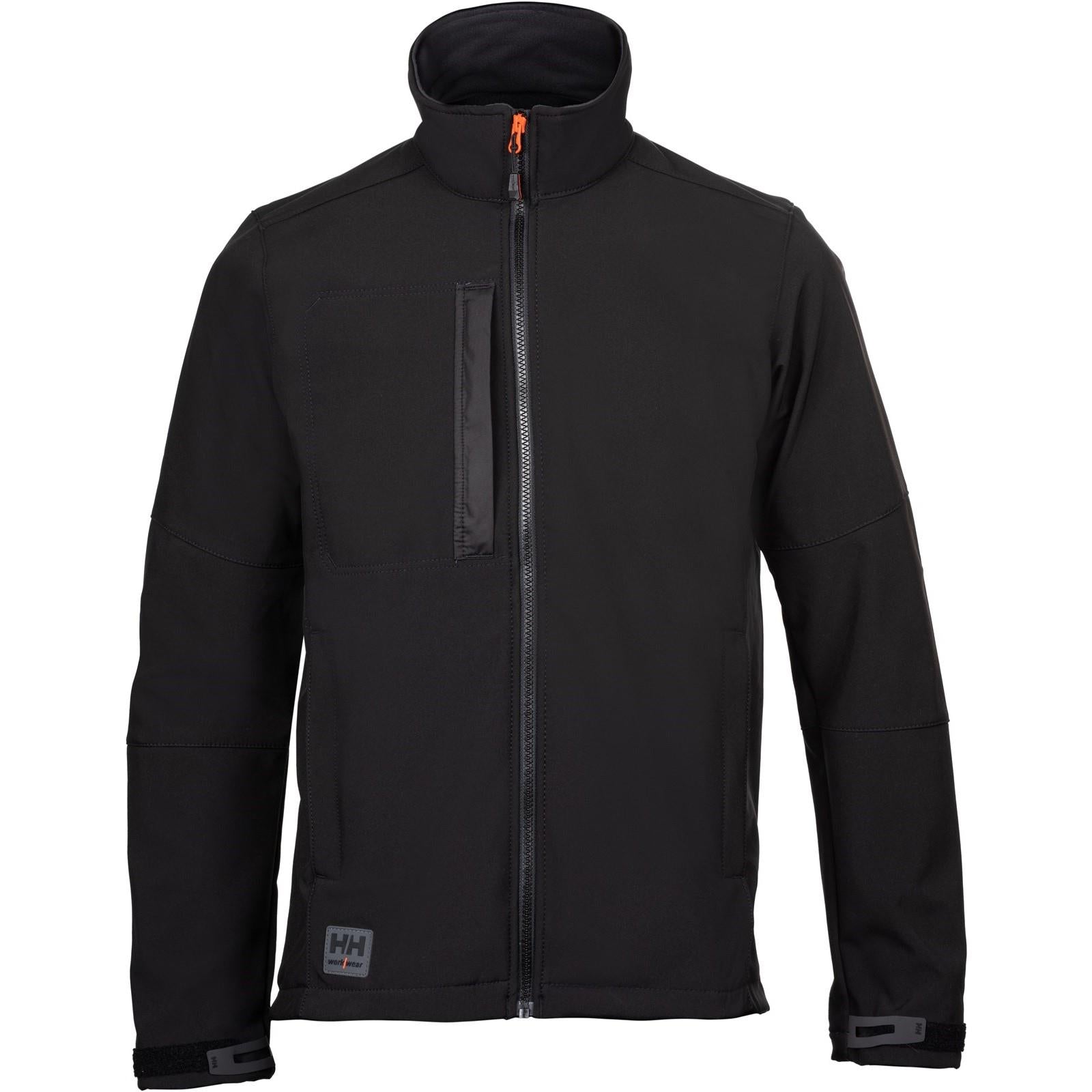 Helly Hansen Kensington black fleece-lined softshell jacket #74231