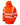 Leo DARTMOOR rail recycled sustainable high visibility orange bomber jacket
