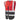 Leo LYNTON recycled sustainable source superior high visibility red/grey waistcoat #W11