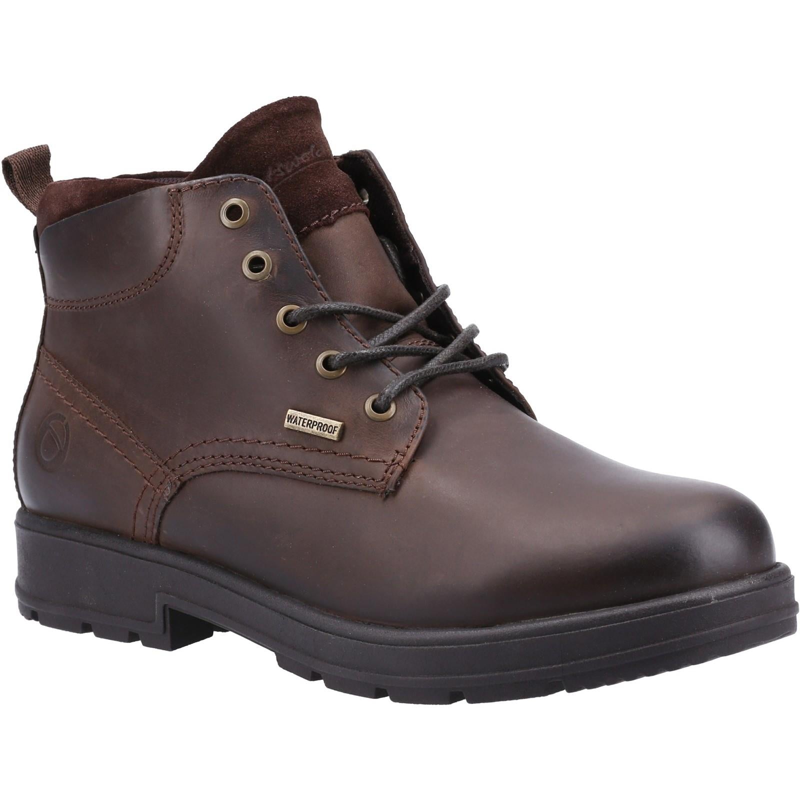 Cotswold Winson brown leather breathable waterproof lace up boots
