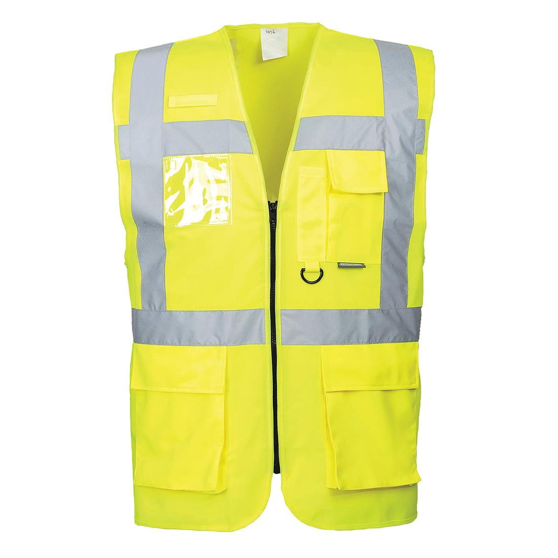 Portwest Berlin high-visibility yellow executive waistcoat #S476