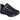Skechers Sport Squad Charm League black knit fabric upper trainer shoe#SK85686L