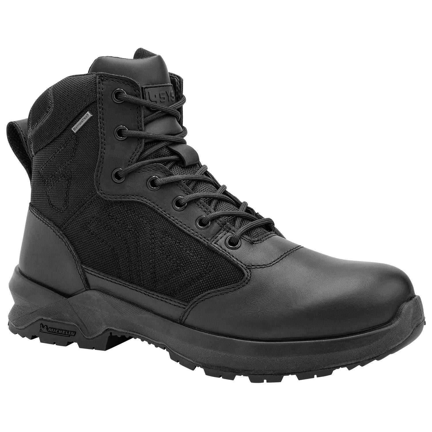 4SYS RADIAL 6.0 black leather/nylon scanner-safe waterproof combat patrol boot