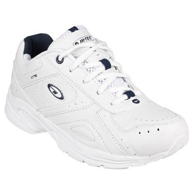 Hi-Tec XT115 white boys lace up back to school trainers