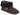 Cotswold Wotton women's chocolate suede sheepskin bootie slipper