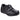 MIRAK Billy black leather semi-casual boy's touch fastening school shoes