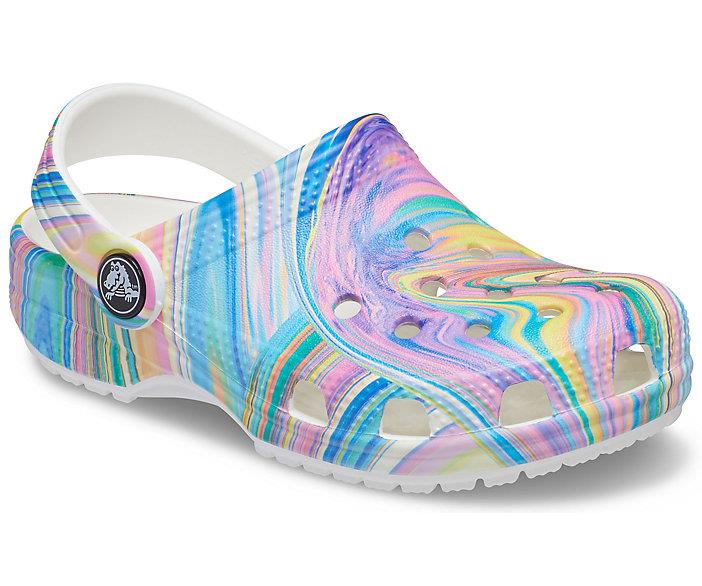 Crocs Classic Out of this World kids multi-coloured sandal mules #206818
