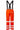 PULSAR® Rail Spec orange flame retardant antistatic ARC waterproof salopette #PRARC10