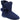Fleet & Foster Apple navy knitted slip-on bottie slippers