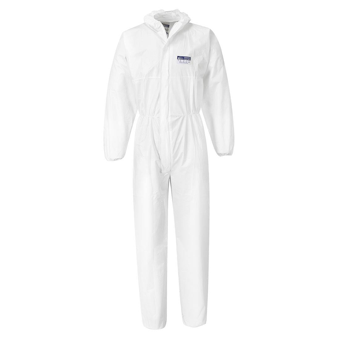 Portwest Type 5/6  anti-static mist/dust proof white disposable coverall #ST40