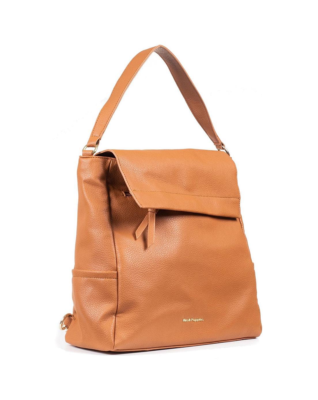 Hush Puppies Chelsea amber PU faux leather backpack women's handbag
