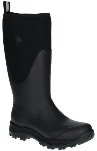 Muck Boots Arctic Outpost Tall black fleece lined waterproof wellington boots