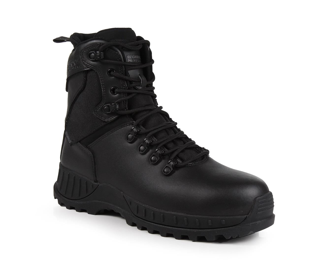 Regatta Basestone S7 black waterproof breathable leather composite toe/midsole safety work boot #TRK213